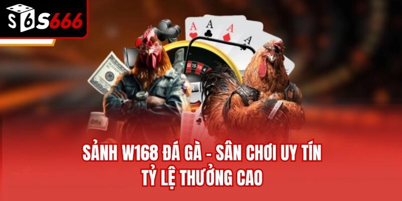 Sảnh W168 Đá Gà - Sân Chơi Uy Tín, Tỷ Lệ Thưởng Cao